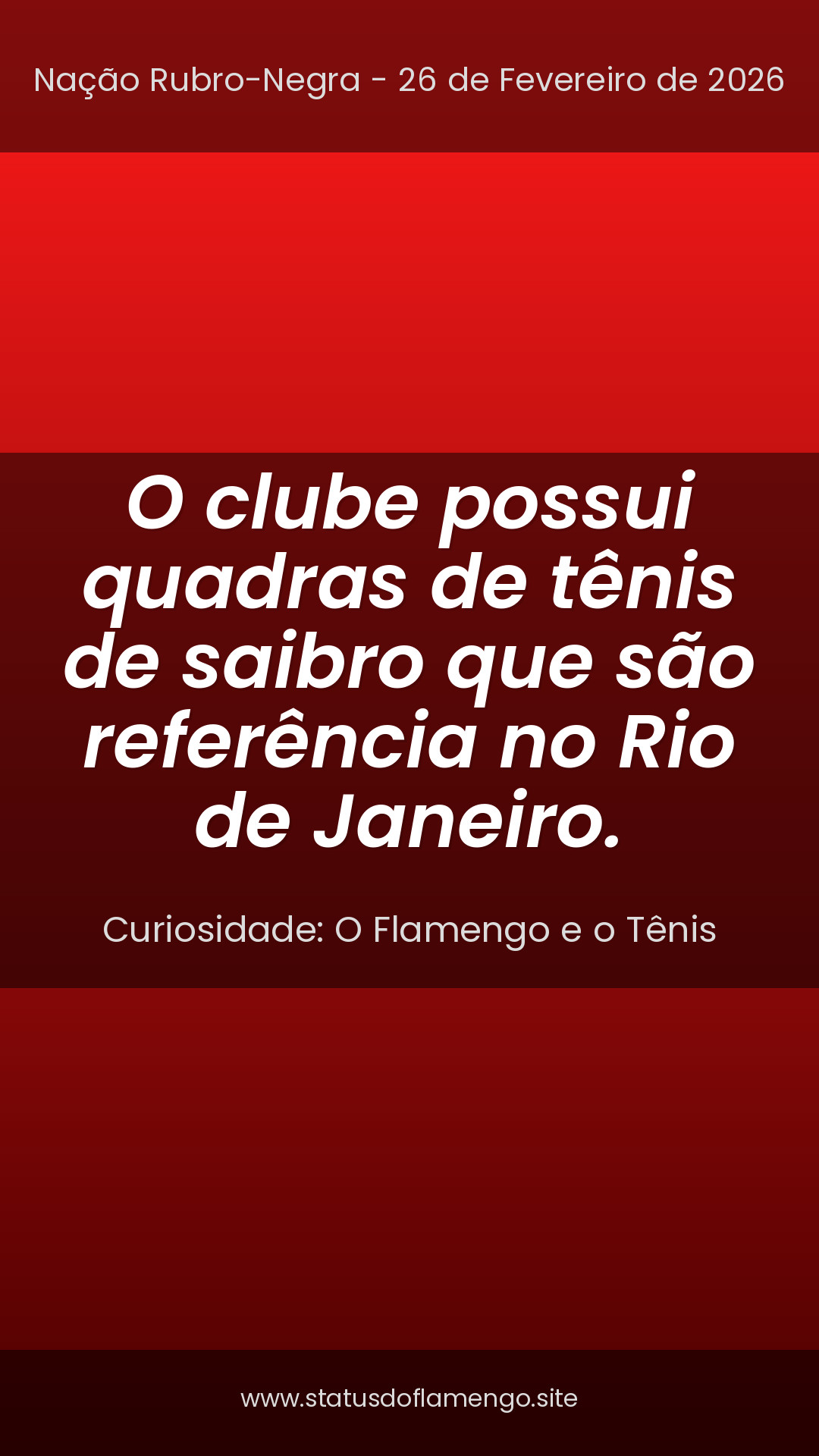 Status Flamengo